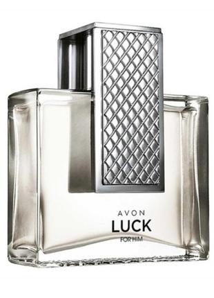 Туалетная вода мужская avon эйвон luck для него 75 мл, 06248