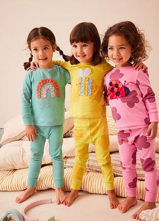 Набори 3шт піжамок 1,5-2 рочки,3-4 рочки і 7-8 рочків🐝🐞😍