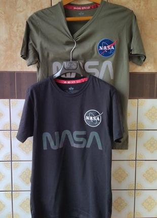 Две футболки nasa alpha industries