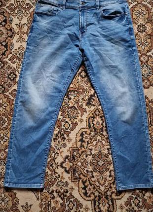 Фирменные английские хлопковые теплые зимние джинсы next,размер 36-38.