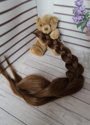 Коса хвост шиньон 100% натуральный словянский волос.7 фото