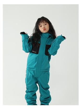 Очень крутой комбинезон зимний, лыжный, для сноуборд 128 р унисекс