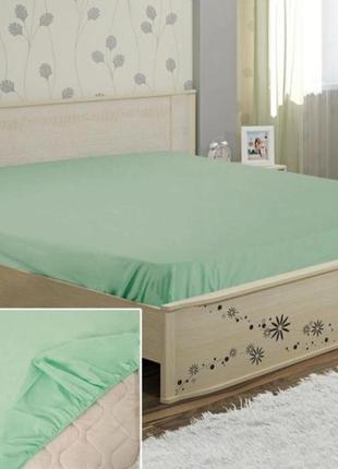 Простирадло бязь на резінці&nbsp;выполнено из 100% натурального хлопка