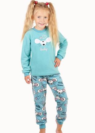 Тепла піжама для дівчинки