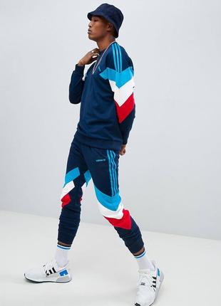 Adidas originals palmerston joggers in navy dj3456 спортивные штаны оригинал2 фото