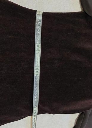 Сукня вельветова в рубчик з шифоновими рукавами, xs-s, 36, міні7 фото