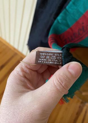 💯 %шелк большой брендовый палантин шарф 🧣3 фото