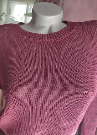 Кофта бордова,жіночий пуловер,кофта коротка,светрик3 фото