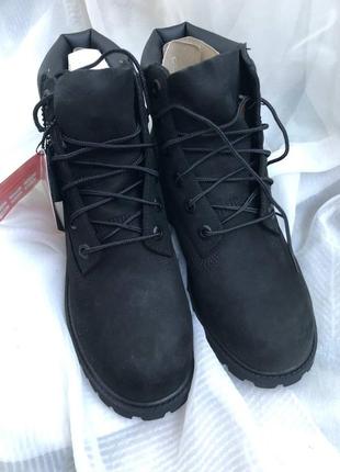 Timberland оригинал черные новые ботинки водонепроницаемые ботинки сапожки черное оригинал темберленд3 фото