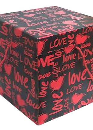 Коробка подарункова, розкладна 29*29*31см love