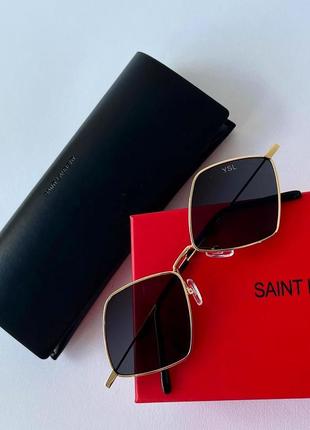 Солнцезащитные очки ромбики saint laurent