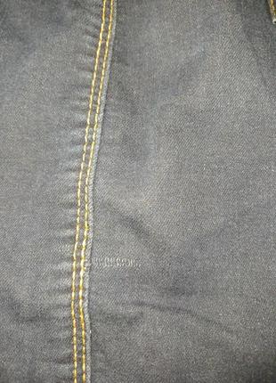 Большая джинсовая юбка4 фото