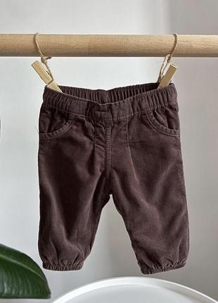 Вельветовые штанишки 56 размер c&amp;a1 фото
