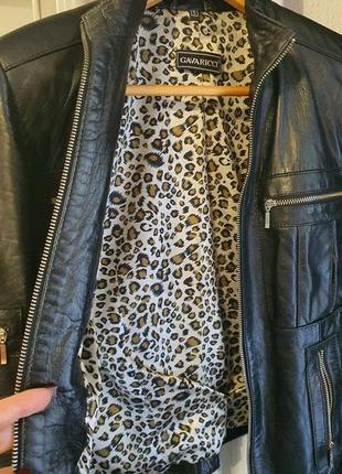 Куртка из кожи ягнёнка. итальянский премиум сегмент. размер xs-s6 фото