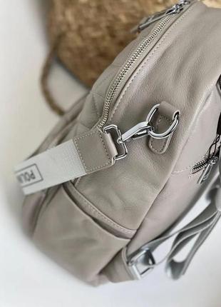 Красивый рюкзак-сумка, натуральная кожа4 фото