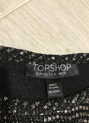 Розкішна блуза в блискітках topshop3 фото