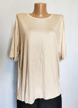 Блуза женская бежевая оверсайз autograph от m&s