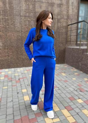 Костюм женский теплый вязаный ангора женский