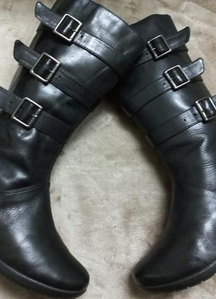 Сапоги осень-весна кожа  жен.39р.clarks индии2 фото
