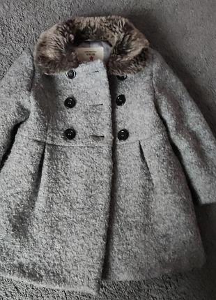 Пальто для дівчинки зимове
