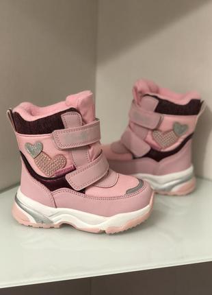 Ботинки для девочек термо ботинки для девочек хайтопы для девочек детская обувь ботиночки2 фото