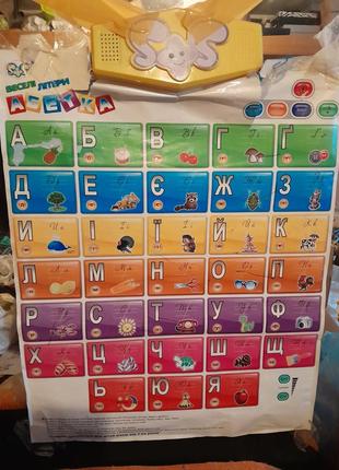 Развивающая обучающая игра:бетка,веселые буквы