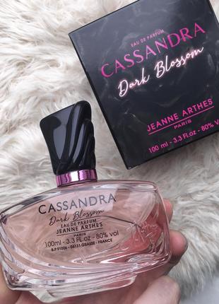 Jeanne arthes cassandra dark blossom 100 ml мл парфюмированная вода франция цветочная восточная женская (парфюм духи для женщин)
