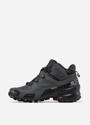 Чоловічі термо кросівки salomon cross hike gtx gray.