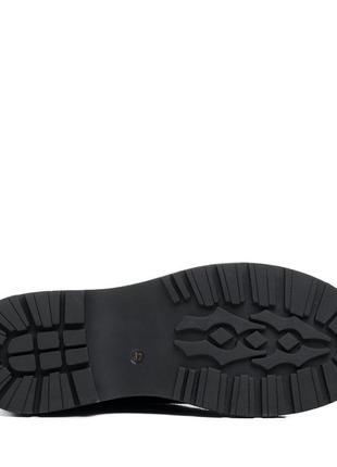 Ботинки зимние женские черные замшевые на платформе 1647ц8 фото