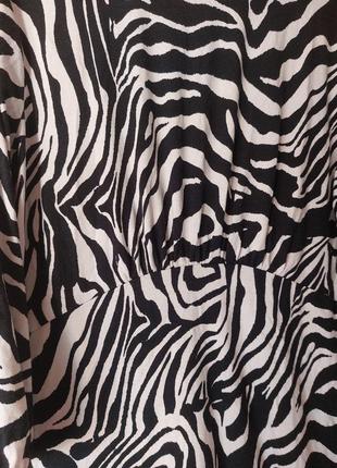 Сукня зебра принт7 фото