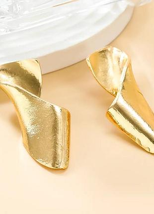 Серьги, серёжки гвоздики золотые