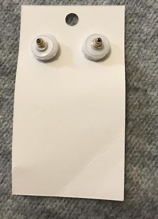 Серьги, серёжки гвоздики золотые