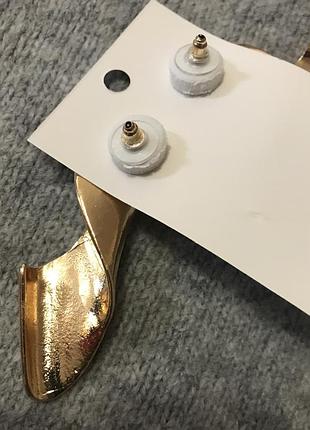 Серьги, серёжки гвоздики золотые