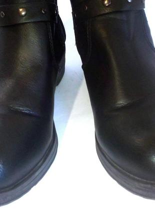 🥾 стильные демисезонные ботинки на невысоком каблуке от mywear, р.36 код b36446 фото