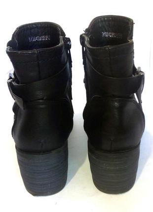 🥾 стильные демисезонные ботинки на невысоком каблуке от mywear, р.36 код b36444 фото