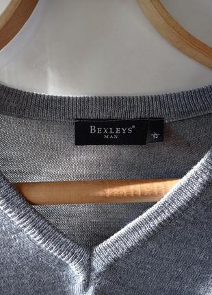 Сірий светр від bexleys man, італія10 фото