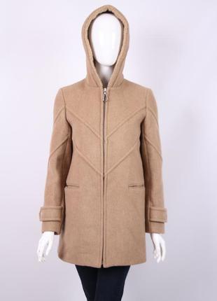 Пальто з капюшоном sandro вовна max mara zara