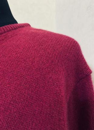 Кашемировый свитер унисекс цвета фуксия3 фото