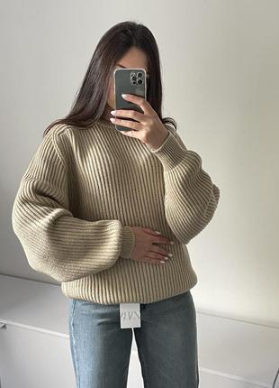 Шикарный винтажный свитер 100% шерсть2 фото
