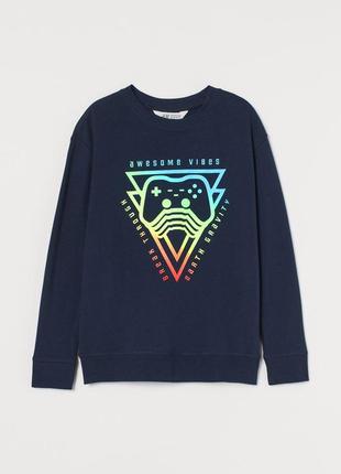 Свитшот с джоустиком h&m размер 12-14 лет тринить