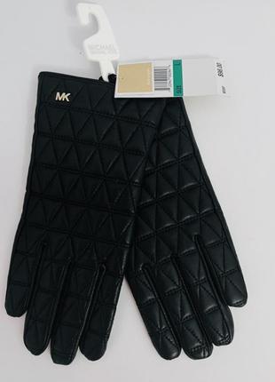 Кожаные перчатки michael kors