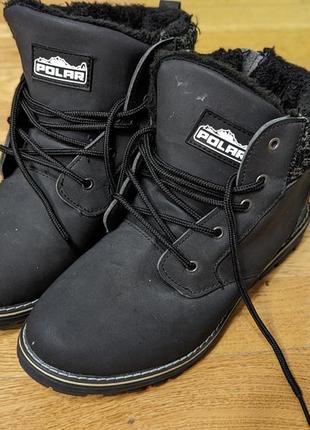 ❤️🥾зимние сапоги на меху🔥замшевые ботинки кожаные сапоги демисезонные зимние ботинки с мехом1 фото