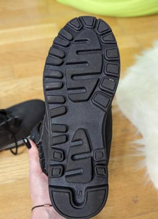 ❤️🥾зимові чоботи на хутрі🔥замшеві черевики шкіряні чоботи демісезонні зимние ботинки с мехом3 фото