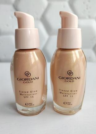 Увлажняющий крем тон для лица орифлейм джордани голд giordani gold oriflame 23667 glow  тонкая вуаль