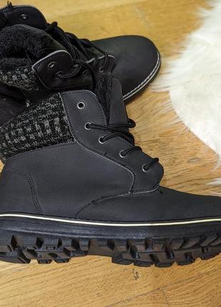 ❤️🥾теплые сапоги с мехом🔥замшевые ботинки кожаные сапоги демисезонные зимние ботинки с мехом5 фото