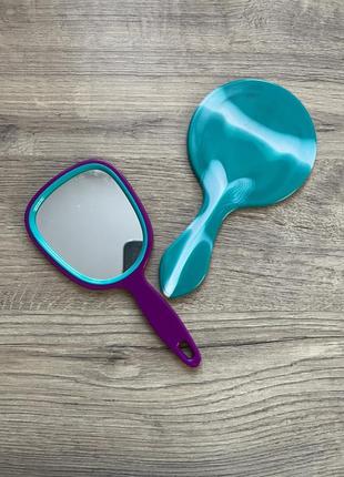 Люстерко дзеркальце з ручкою для макіяжу