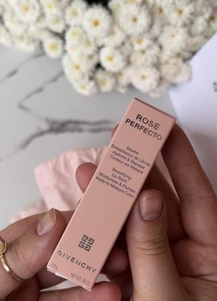 Бальзам для губ givenchy rose perfecto