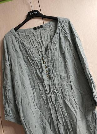 Блуза с пышным рукавом эмитация вышивки1 фото