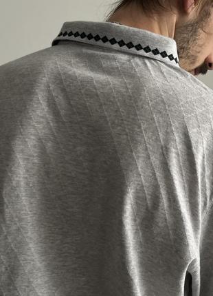 Ted baker london кофта светр лонг поло оригінал преміум дорогий цікавий реглан сірий5 фото
