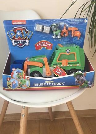 Щенячий патруль большой спасательный автомобиль paw patrol, rocky’s reuse it deluxe truck